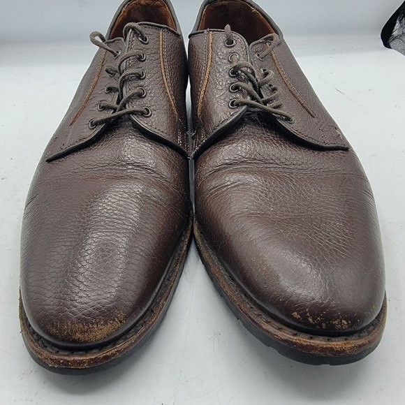 Allen Edmonds San Marco Mens 11.5 Dark Brown Pebbled Leather Dress Shoes 5722 main image 7